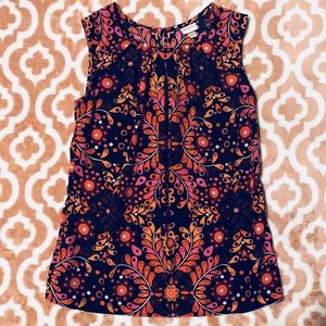 Paisley business wear tank top